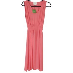 Kate Spade Fluid Crepe Tie Back Dress Watermelon NJMU6423 Small NWT